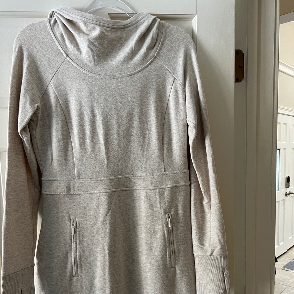 Athleta hooded sweatshirt dress